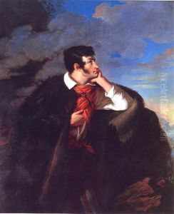 Mickiewicz on the Cliff of Yudah by Walenty Wankowicz