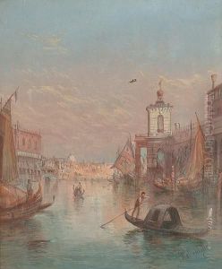 The Dogana, Venice by Alfred Pollentine