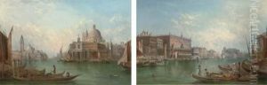 The Dogana; And The Ducal Palace, Venice by Alfred Pollentine