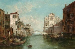 Scuola Di San Marco; And A View On A Venetian Canal Scuola Di San Marco; And A View On A Venetian Canal