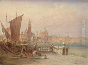 A View Of Venice by Alfred Pollentine