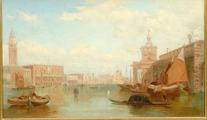 On The Grand Canal, Venice; On The Grand Canal, Venice by Alfred Pollentine