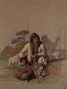 Shepherd, c.1855 Shepherd, c.1855