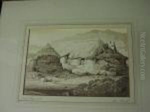 Farm Buildings Near Plymouth by Samuel Prout