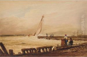 Coastal Scene With Jetty