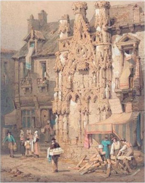 Street In Anvers; Street In Lisieux - view 1