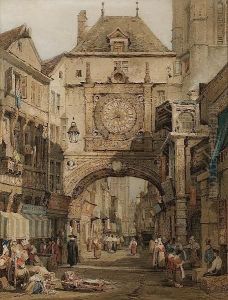 Rue Gros Horloge, Rouen; A Continental Street, A Pair