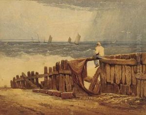 The Breakwater by Samuel Prout