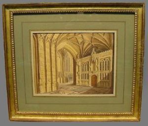 Cathedral Interior by Samuel Prout