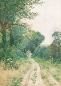 A Sussex Lane by Arthur Rackham