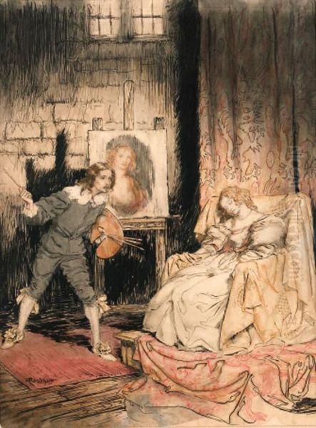 He Turned Suddenly To Regard His Beloved - She Was Dead! - view 1