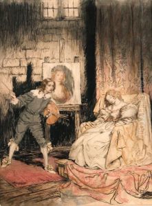 He Turned Suddenly To Regard His Beloved - She Was Dead! by Arthur Rackham