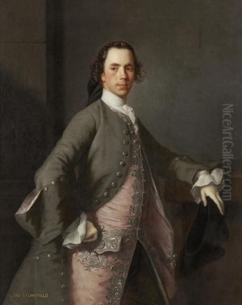 Three Quarter Length Portrait Of John Campbell, Lord Stonefield - view 1
