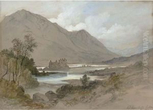 Kilchurn Castle, Loch Awe by Thomas Miles Richardson
