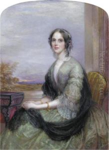 Portrait Of Elizabeth Winthrop by George Richmond