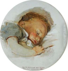 Study Of The Artist's Son, Thomas H. Richmond by George Richmond