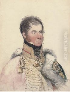 Portrait Of The Marquis Of Anglesey, Bust-length, In Ceremonial Dress by George Richmond