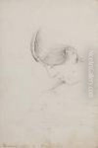 Study Of Harriet Tatham; Study Of Frederick Tatham, Two Study Of Harriet Tatham; Study Of Frederick Tatham, Two