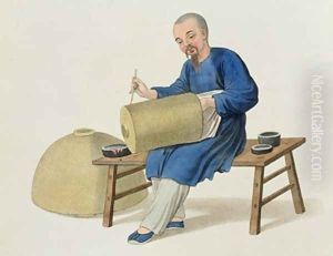 A Lantern Painter by Major George Henry Mason