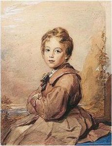 Portrait Of Thomas Knyvett Richmond Aged Six by George Richmond