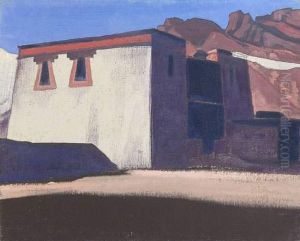 The Sharugon Monastery, Tibet by Nicolaj Konstantinov Roerich