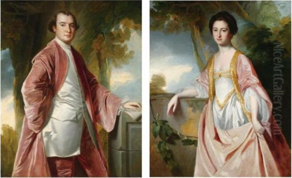 Portrait Of William Salmond Of 
Waterfoot, Cumberland, And His Wife, Jane Hasell Of Dalemain - view 1