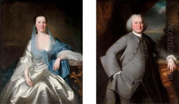 Portrait Of William Gillison Of 
Melling, Lancashire (d.1780); And His Wife, Miriam Gillison - view 1