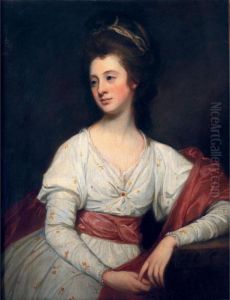 Portrait Of Mary Hugessen, Lady Knatchbull (died 1784) by George Romney