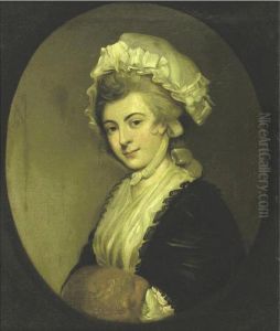 Portrait Of Mrs. Robinson by George Romney