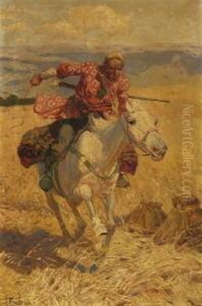 Reitender Mongole. - view 1