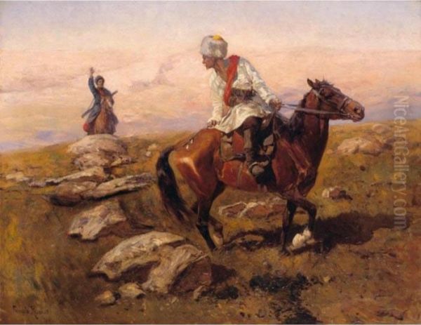 Two Riders - view 1