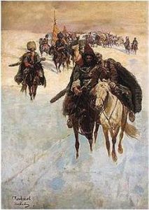 Cossacks After The Battle by Franz Roubaud