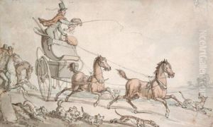 Captain Souander, Bang Up To The Mark by Thomas Rowlandson