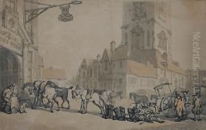 The Samere (sur-mere ?) Posting Inn by Thomas Rowlandson
