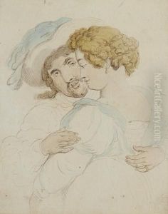 A Modest Denial by Thomas Rowlandson