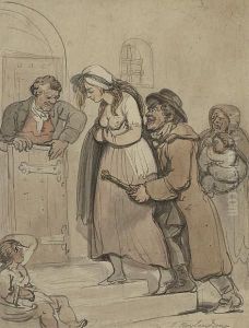 They Took Her Away by Thomas Rowlandson