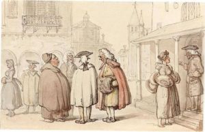 Oxford Muffs. A Scene At The Colleges