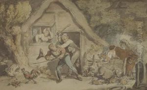 The Exposure by Thomas Rowlandson