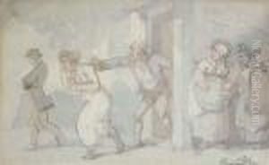 The Angry Father by Thomas Rowlandson