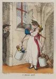 A Milk Sop by Thomas Rowlandson