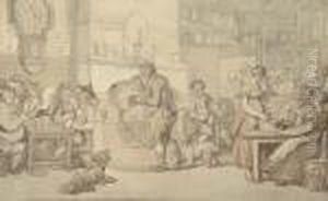 Tavern Scene by Thomas Rowlandson