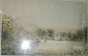 Ra - River Landscape Scene by Paul Sandby