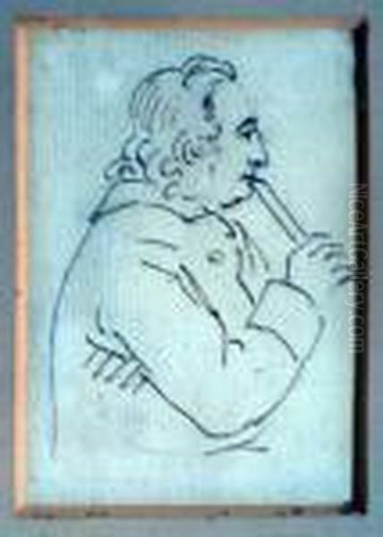Man With Flute 3.5 X 2.5in - view 1