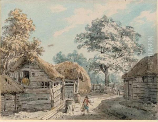 A Farmyard Scene, Near Windsor - view 1