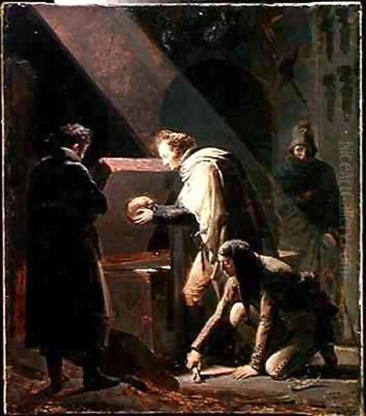 Dominique Vivant Denon 1747-1825 Replacing the bones of Le Cid in his Tomb - view 1