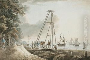 Convicts At Work On The Banks Of The Thames by Paul Sandby