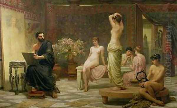 The Chosen Five of Crotona 1885 - view 1