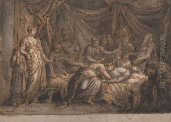 Andromache Mourning the Death of Hector - view 1