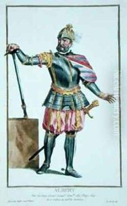Albert the Bold 1443-1500 Duke of Saxony from Receuil des Estampes representant les Rangs et les Dignites suivant le Costume de toutes les Nations existantes by Pierre Duflos