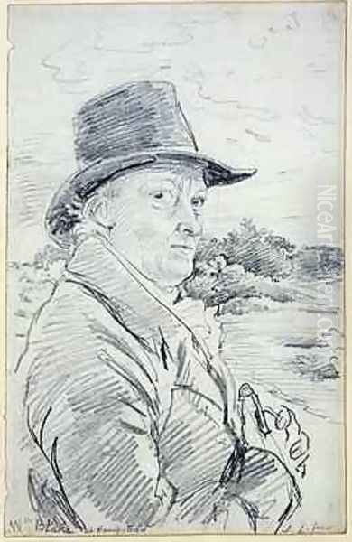 William Blake Wearing a Hat - view 1